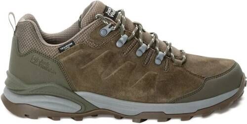 Jack Wolfskin Refugio Texapore Low Waterdichte wandelschoenen cold coffee