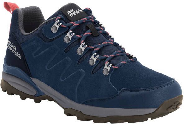 Jack Wolfskin Refugio Texapore Low Women Waterdichte wandelschoenen Dames Dark Blue Grey