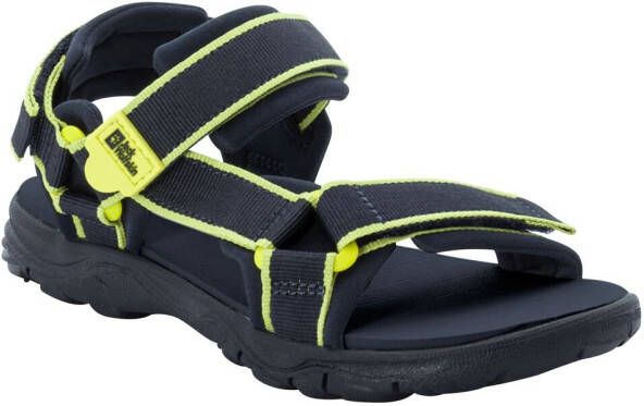 Jack Wolfskin Seven Seas 3 Kids Kinderen sandalen 35 blue lime blue lime