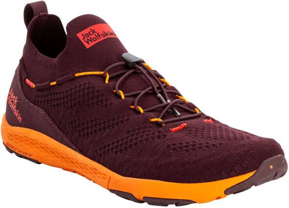 Jack Wolfskin Spirit Knit Low Men Herstellende schoenen Heren atacama red