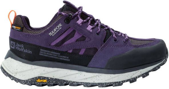 Jack Wolfskin Terraquest Texapore Low Women Waterdichte wandelschoenen Dames dark grape