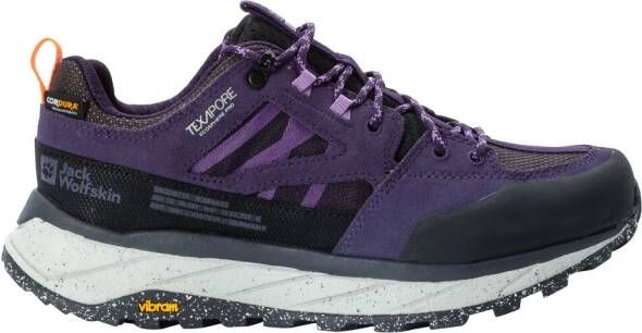 Jack Wolfskin Terraquest Texapore Low Women Waterdichte wandelschoenen Dames dark grape