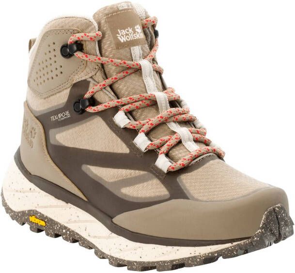 Jack Wolfskin Terraventure Texapore Mid Women Waterdichte wandelschoenen Dames 41 bruin beige light beige