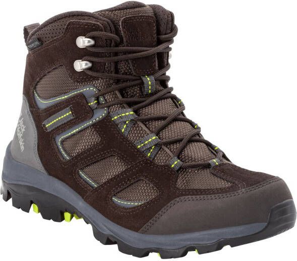 Jack Wolfskin Vojo 3 Texapore Mid Men Waterdichte wandelschoenen Heren 40 bruin dark brown lime