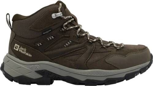 Jack Wolfskin Vojo Tour Backlength Texapore Mid Waterdichte wandelschoenen cold coffee