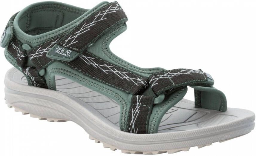 Jack Wolfskin Wave Breaker Women Trekkingsandaal Dames 40.5 hedge green hedge green - Foto 2