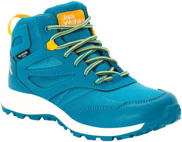 Jack Wolfskin Woodland Texapore Mid Kids Waterdichte wandelschoenen Kinderen scuba