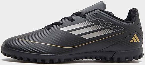 Adidas F50 Club TF Junior Core Black Iron Metallic Gold Metallic Core Black Iron Metallic Gold Metallic