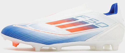 Adidas F50 League Laceless FG Cloud White Solar Red Lucid Blue- Dames Cloud White Solar Red Lucid Blue