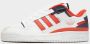 Adidas Originals Forum Exhibit Low Schoenen Cloud White Red Legend Ink Dames - Thumbnail 4