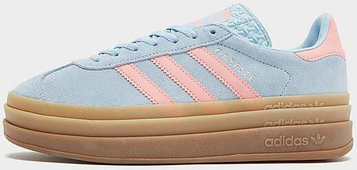 adidas Originals Gazelle Bold Junior Clear Sky Semi Pink Spark Silver Metallic Clear Sky Semi Pink Spark Silver Metallic