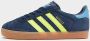 Adidas Originals Gazelle Children Night Indigo Solar Yellow Light Blue Night Indigo Solar Yellow Light Blue - Thumbnail 1