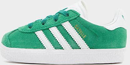 adidas Originals Gazelle II Baby's Green Cloud White Gold Metallic Kind Green Cloud White Gold Metallic