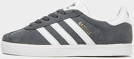 adidas Originals Gazelle II Kinderen Dark Grey Heather Footwear White Gold Metallic Kind