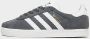 Adidas Originals Gazelle II Kinderen Dark Grey Heather Footwear White Gold Metallic Kind - Thumbnail 4