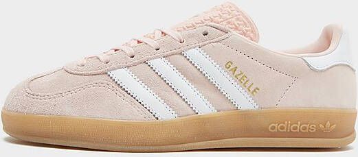 adidas Originals Gazelle Indoor Dames Sandy Pink Cloud White Gum- Dames Sandy Pink Cloud White Gum