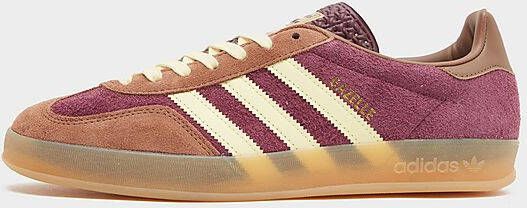 adidas Originals Gazelle Indoor Maroon Almost Yellow Preloved Brown- Dames Maroon Almost Yellow Preloved Brown