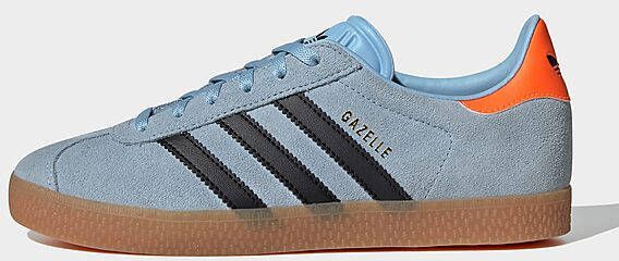 Adidas Originals Gazelle Junior Clear Sky Core Black Solar Orange Clear Sky Core Black Solar Orange