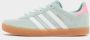 Adidas Originals Gazelle Junior Hazy Green Cloud White Bliss Pink Hazy Green Cloud White Bliss Pink - Thumbnail 3