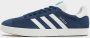 Adidas Gazelle Sneakers met Geperforeerd Bovenwerk Blue Heren - Thumbnail 3