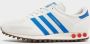 Adidas Originals LA Trainer Cloud White Blue Better Scarlet- Cloud White Blue Better Scarlet - Thumbnail 1