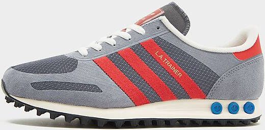 Adidas Originals LA Trainer Grey Five Better Scarlet Blue- Grey Five Better Scarlet Blue