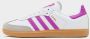 Adidas Originals Witte en Fuchsia Samba Og Sneakers Multicolor - Thumbnail 3