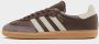 Adidas Originals Samba OG Brown Putty Grey Gold Metallic- Brown Putty Grey Gold Metallic - Thumbnail 3