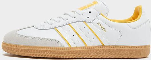 adidas Originals Samba OG Cloud White Crystal White Crew Yellow- Heren Cloud White Crystal White Crew Yellow