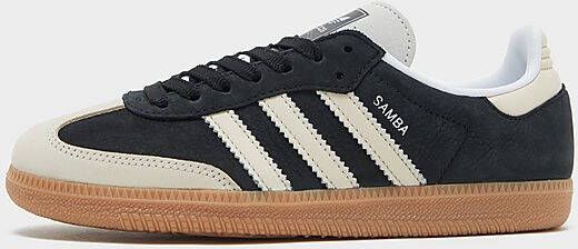 adidas Originals Samba OG Dames Core Black Wonder White Silver Metallic- Dames Core Black Wonder White Silver Metallic