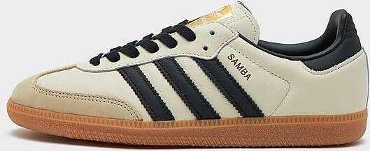 adidas Originals Samba OG Dames Cream White Core Black Sand Strata- Dames Cream White Core Black Sand Strata