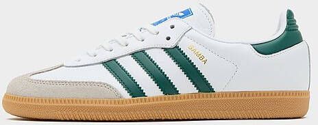 adidas Originals Samba OG Junior Cloud White Collegiate Green Gum Cloud White Collegiate Green Gum