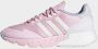 Adidas ZX 1K Boost Schoenen Clear Pink Cloud White Violet Tone Dames - Thumbnail 1