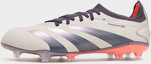 Adidas Predator Pro FG Platinum Metallic Aurora Black Turbo Platinum Metallic Aurora Black Turbo