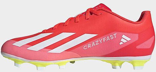 Adidas X Crazyfast Club FXG Solar Red Cloud White Team Solar Yellow 2- Dames Solar Red Cloud White Team Solar Yellow 2