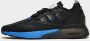 Adidas Originals ZX 2K Boost Heren Core Black Core Black Glow Blue Dames - Thumbnail 2