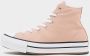 Converse Verhoogde Stoffige High-Top Sneakers Pink - Thumbnail 3