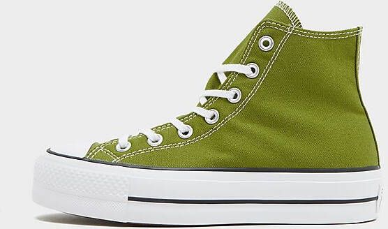 Converse All Star Lift High Platform Dames Green- Dames Green