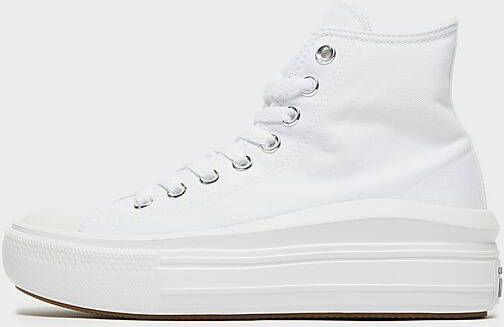 Converse Chuck Taylor All Star Move High Dames White- Heren White