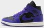 Air Jordan Nike 1 MID WMNS (Black Dark Concord-Sail) - Thumbnail 2