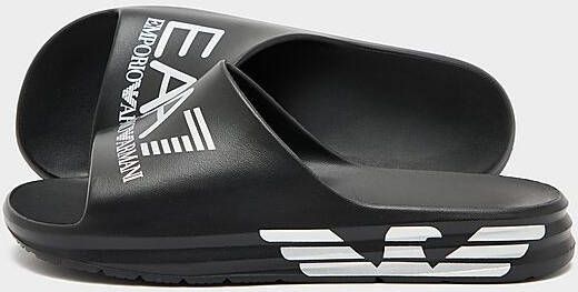 Emporio Armani EA7 Water Sports Crusher Slides Black- Heren Black