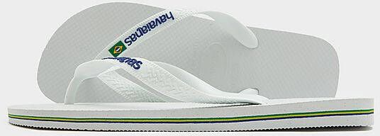 Havaianas Brazil Logo Flip Flops White- Heren White