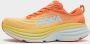 Hoka One Bondi 8 Heren Sportschoenen Hardlopen Weg oranje rood - Thumbnail 2