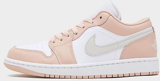 Jordan Air 1 Low Dames White Particle Beige Light Bone- Dames White Particle Beige Light Bone