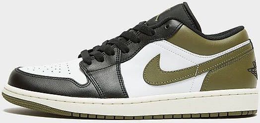 Jordan Air 1 Low Black Medium Olive White- Heren Black Medium Olive White