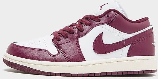 Jordan Air 1 Low Dames White Sail Bordeaux- Dames White Sail Bordeaux