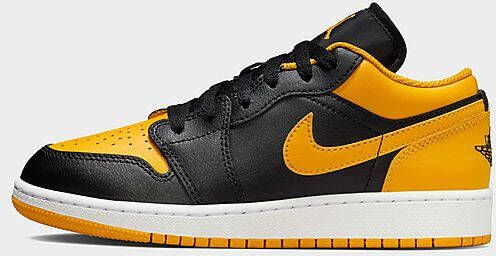 Jordan Air 1 Low Junior Black White Yellow Ochre Black White Yellow Ochre