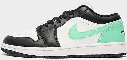 Jordan Air 1 Low White Green Glow Black- Heren White Green Glow Black