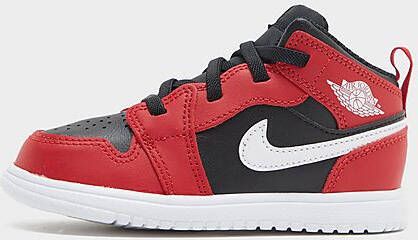 Jordan Air 1 Mid Children Black Gym Red White Kind Black Gym Red White