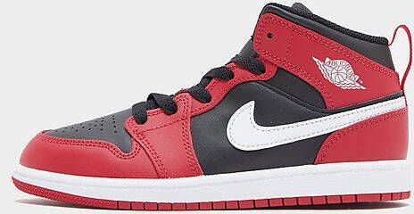 Jordan Air 1 Mid Children Black Gym Red White Kind Black Gym Red White